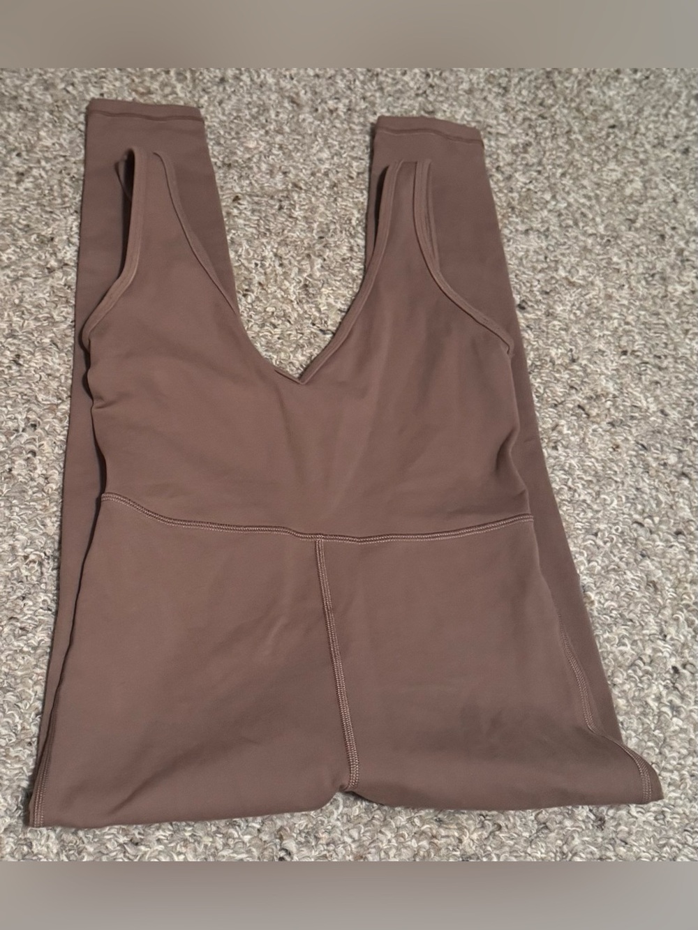 Wilfred Free by Aritzia Athletic Contour Jumpsuit Brown - Picture 2 of 5